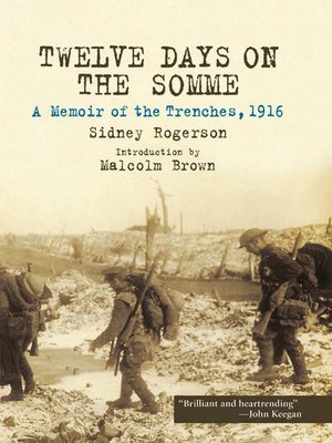 cover image of Twelve Days on the Somme